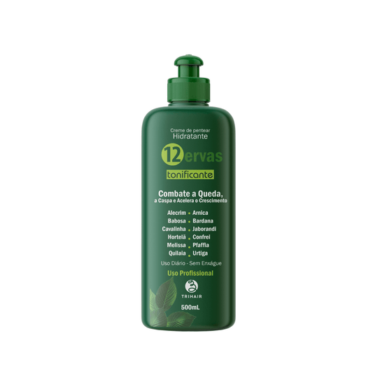 Hidratante 12 Ervas Tonificante 500ml - Trihair Cosméticos