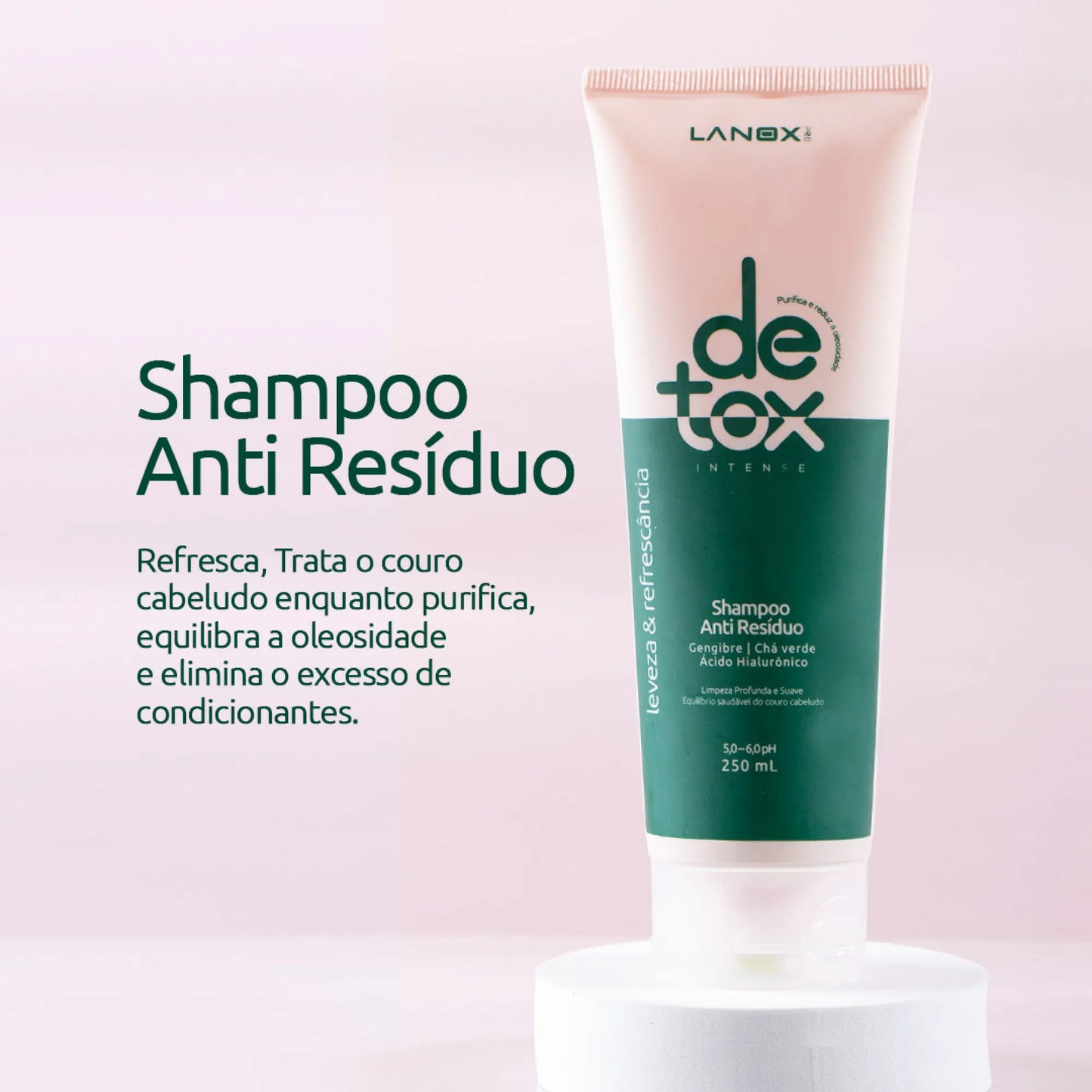 Shampoo Detox Intense Lanox: Purificação Profunda e Revitalização Capilar